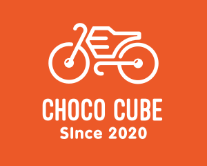 Cycling Team - Modern Orange Bike logo design