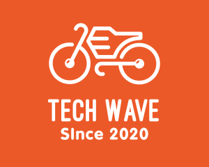 Modern - Modern Orange Bike logo design