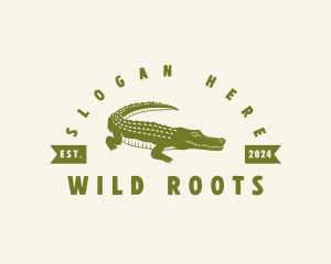 Jungle - Jungle Wild Crocodile logo design