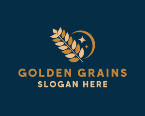 Grains - Starry Grain Bakery logo design