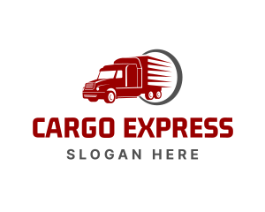 Express Delivery Truck logo design