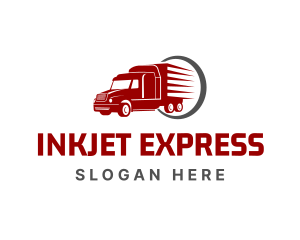 Express Delivery Truck logo design