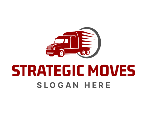 Express Delivery Truck logo design