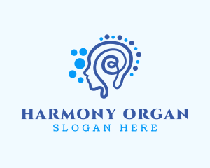 Organ - Human Swirl Psychology logo design