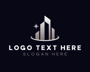 Structure - City Tower Star Building logo design