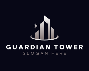 City Tower Star Building logo design