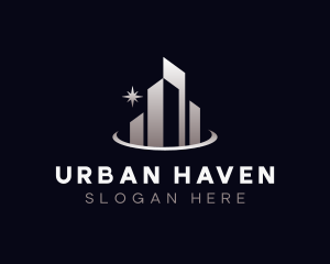 City Tower Star Building logo design