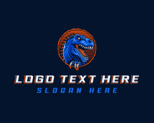 Allosaurus - Jurassic Dinosaur Tyrannosaurus logo design