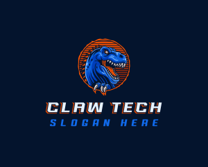 Jurassic Dinosaur Tyrannosaurus logo design