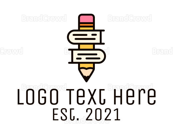 Pencil Learning Book Logo