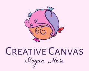 Artistic - Artistic Swan Painting logo design