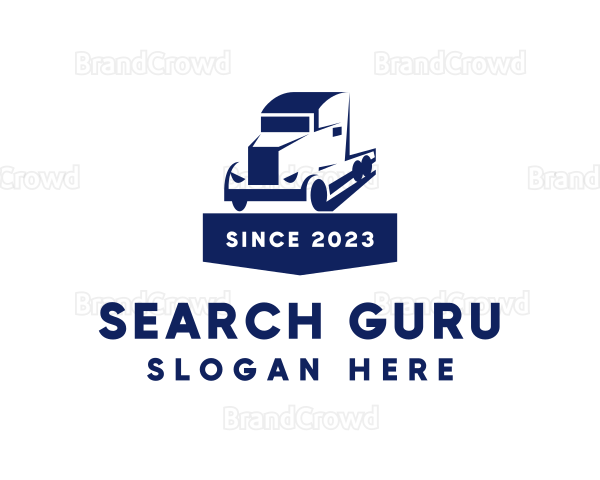 Truck Cargo Transport Logo