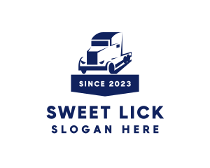 Truck Cargo Transport Logo