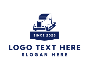 Trucking - Truck Cargo Transport logo design