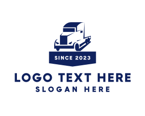 Truck Cargo Transport Logo