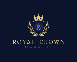 Crest Royal Crown logo design