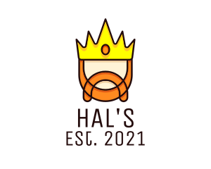 Man - Abstract Royal King logo design
