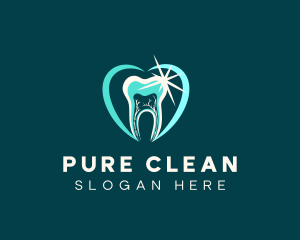 Dental Tooth Cleaning logo design