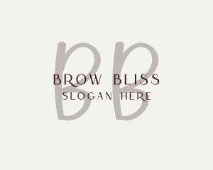 Feminine Beauty Salon Cosmetics logo design