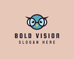 Owl Optical Glasses logo design