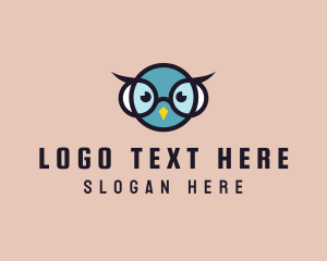 Library - Owl Optical Glasses logo design
