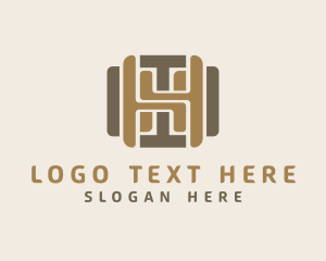 Letter Hh - Modern Business Letter H logo design