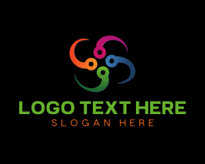 Internet - Colorful Circuit Technology logo design
