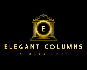 Luxury Column Pillar logo design