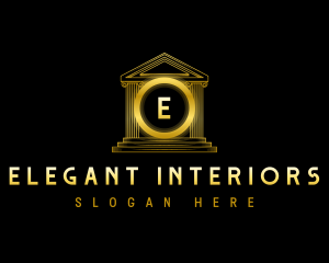 Luxury Column Pillar logo design