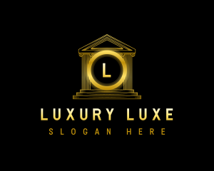 Luxury Column Pillar logo design