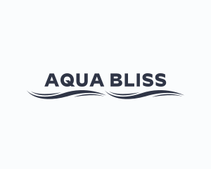 Aqua Wave Business logo design