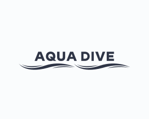 Aqua Wave Business logo design