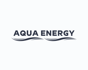 Aqua Wave Business logo design