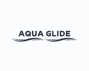 Aqua Wave Business logo design