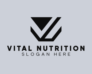 Generic Business Shape Letter V logo design