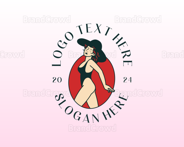 Sexy Woman Body Logo