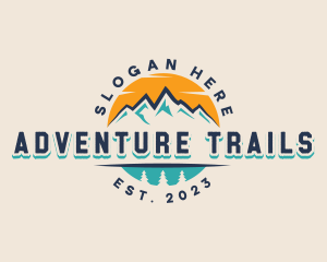 Mountain Outdoor Adventure logo design