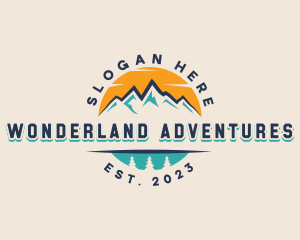 Mountain Outdoor Adventure logo design