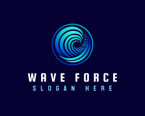 Tsunami - Abstract Wave Surf logo design