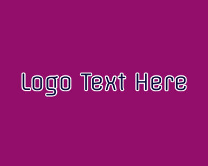 Word - Futuristic Cyber Tech logo design