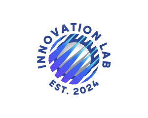 Tech Innovation Globe logo design