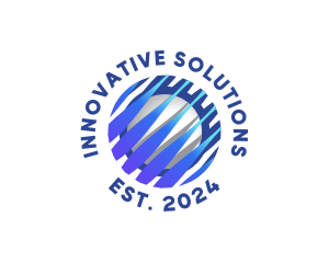 Innovation - Tech Innovation Globe logo design