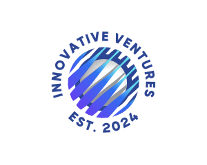 Tech Innovation Globe logo design