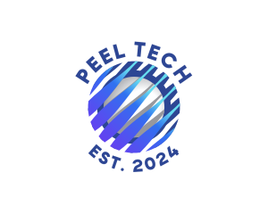 Tech Innovation Globe logo design