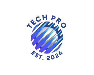 Tech - Tech Innovation Globe logo design