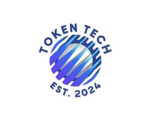 Tech Innovation Globe logo design