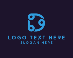 Digital Marketing - Modern Digital Letter D logo design