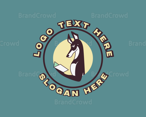 Dog Pet Book Logo