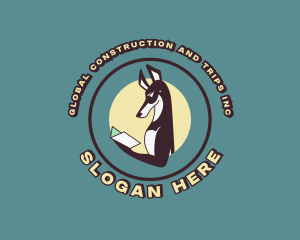 Veterinarian - Dog Pet Book logo design