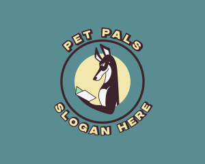 Dog Pet Book logo design